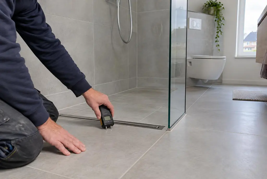 Lekdetectie Loosdrecht – badkamer in een nieuwbouwwoning